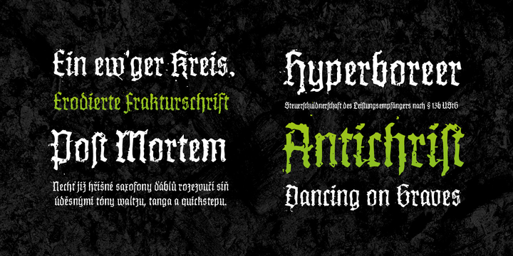 XXII InAshes Font插图4