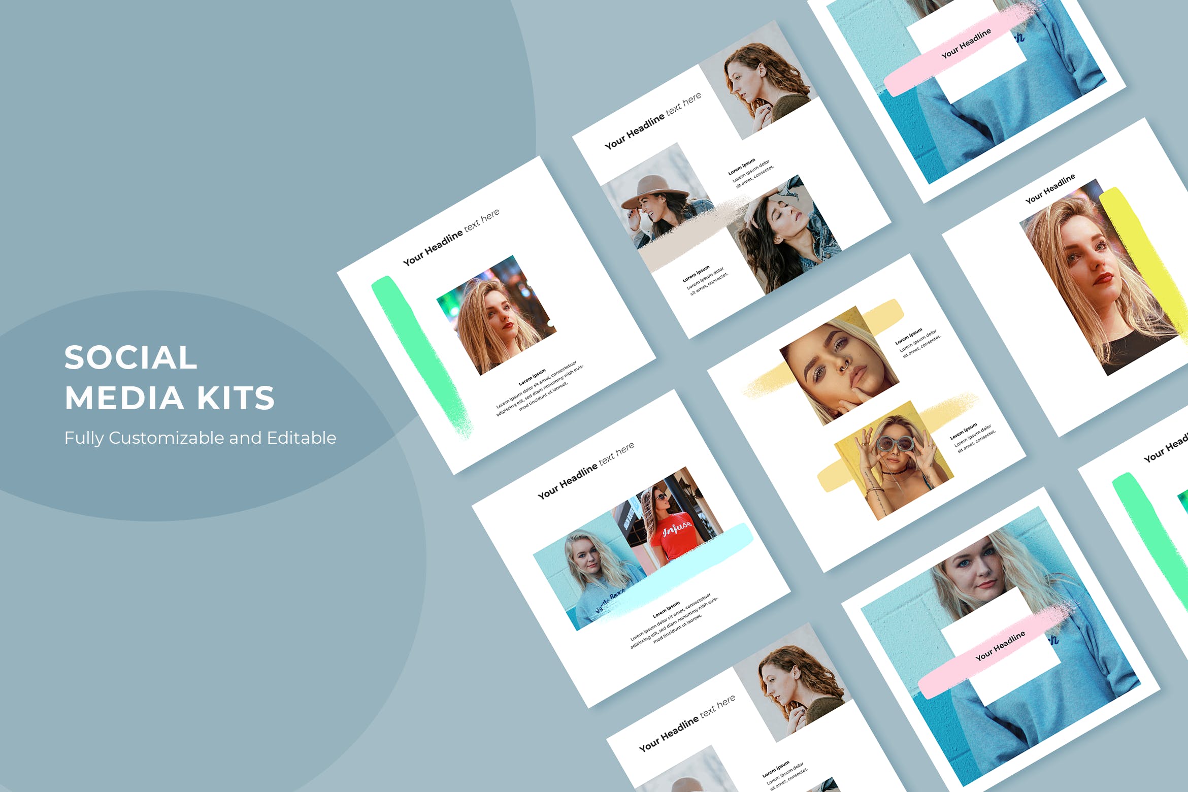 品牌形象塑造社交推广设计素材v80 SRTP – Social Media Kit.80插图