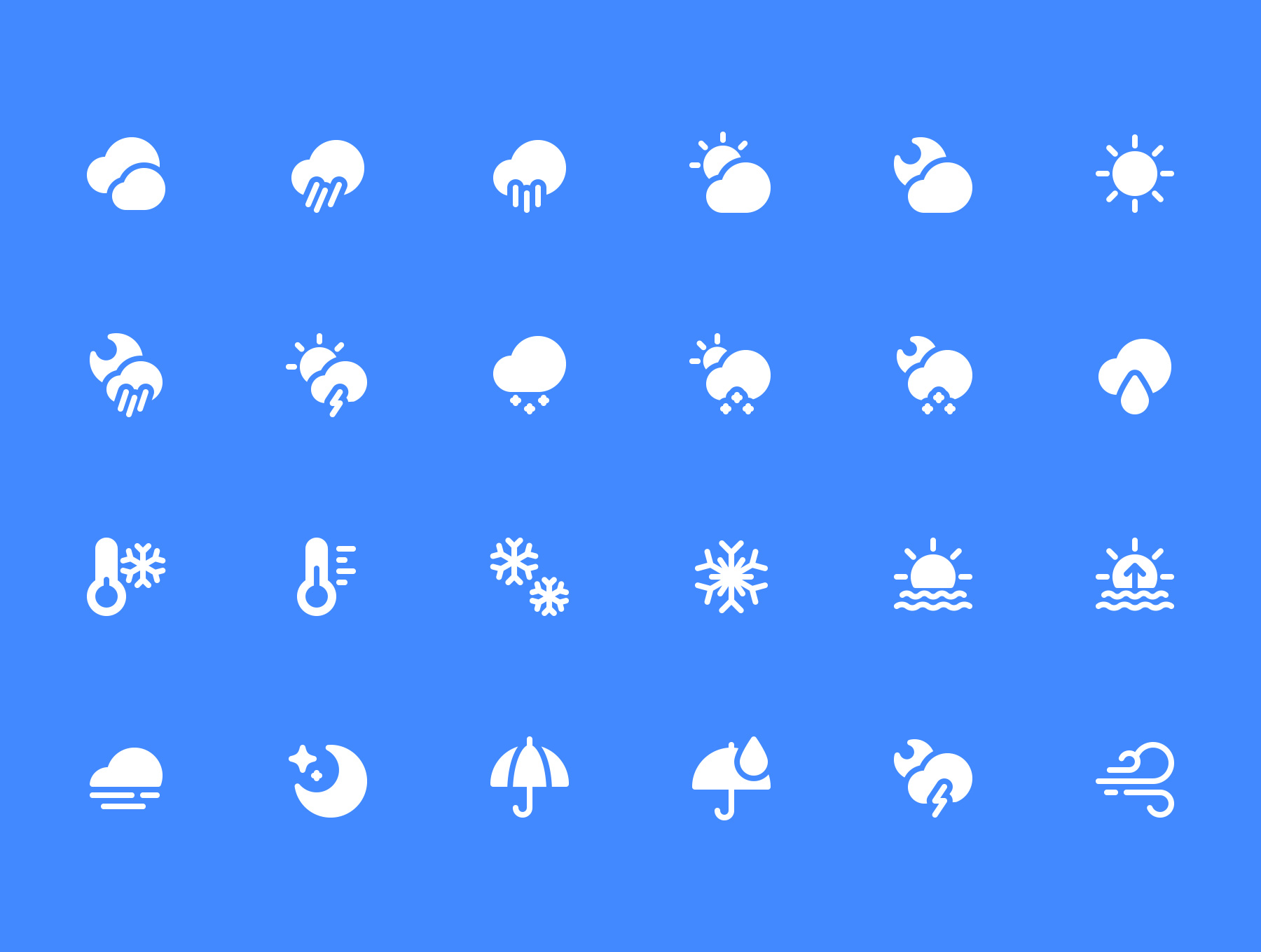 素材库下午茶：2600枚线条&扁平化设计矢量素材库精选图标巨无霸合集插图(3)