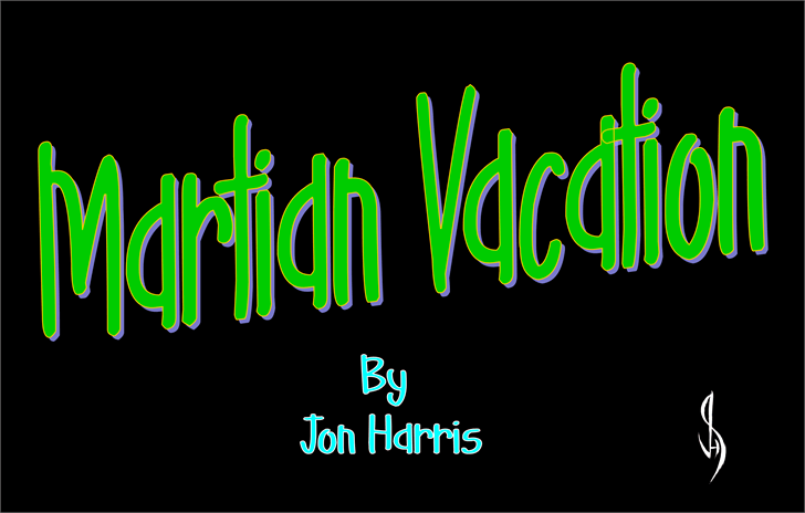 Martian Vacation font插图 Martian Vacation font插图