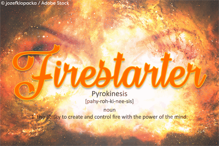 Flame Fetish font插图1