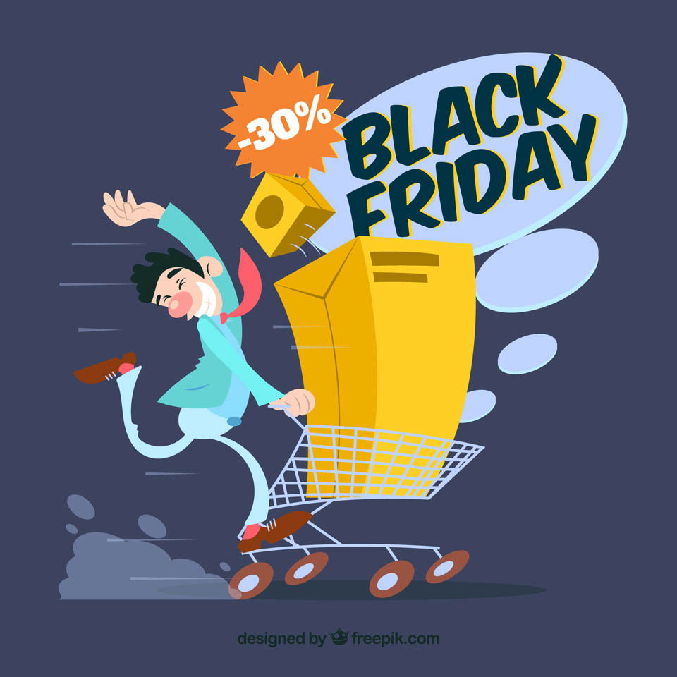 第四弹:30+黑色星期五促销广告物料素材 Black Friday Sales Graphics插图(30)