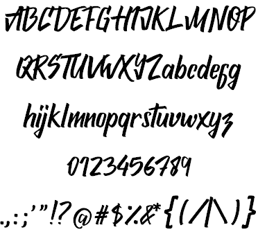 Attemptyon font插图5