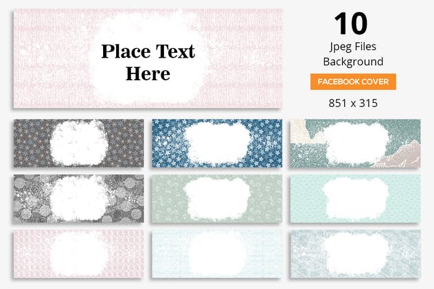 90款Facebook封面背景设计模板素材库精选 90 Facebook Cover Background插图(7)