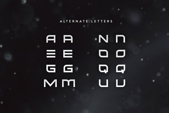 Kusanagi Typeface插图2