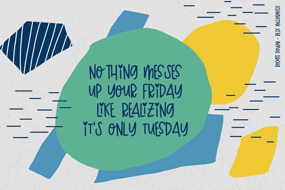 Boogie Down! Handlettered Sans Font插图1