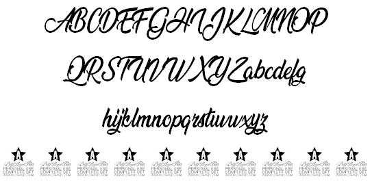 Beredith Personal Use font插图2