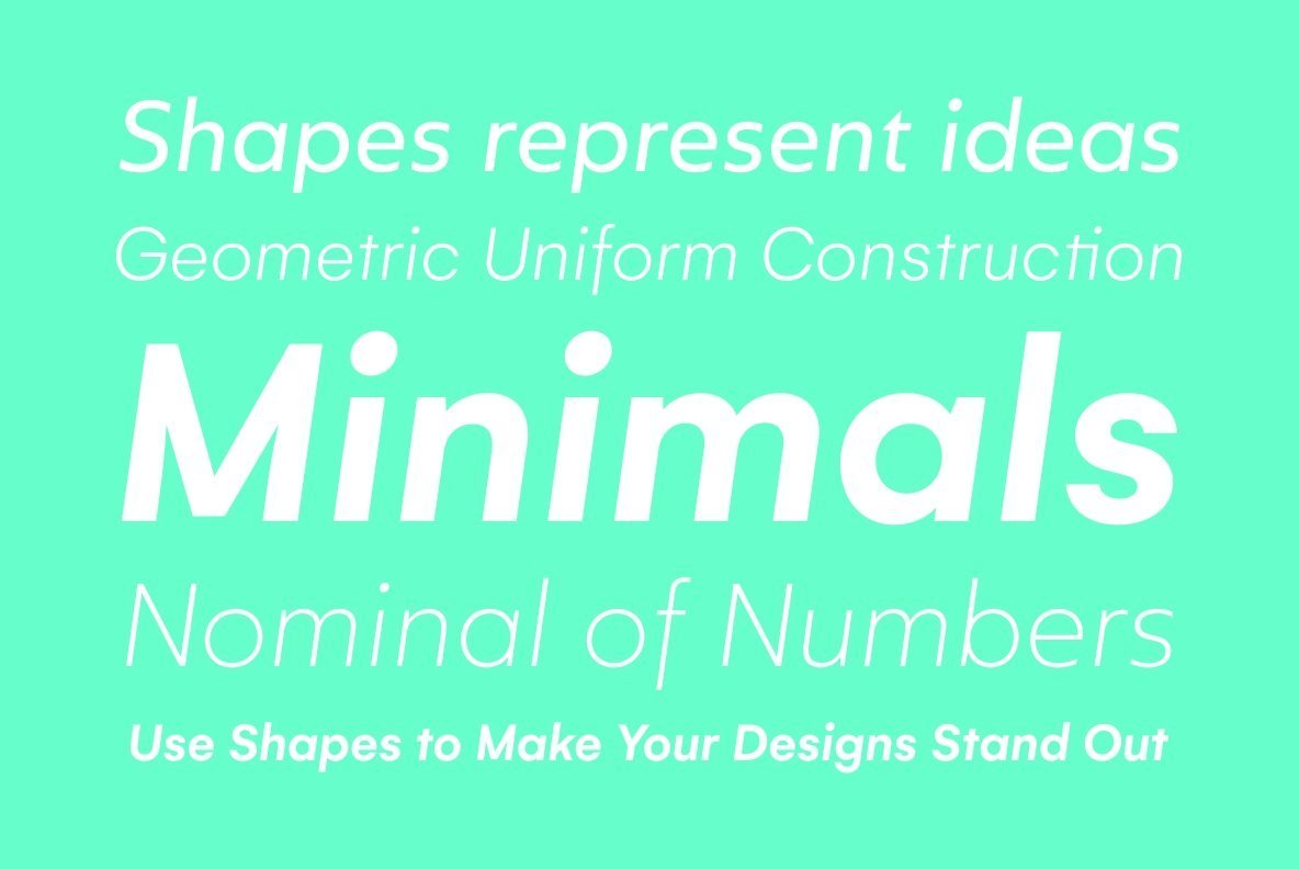 Gelion Font Family插图2