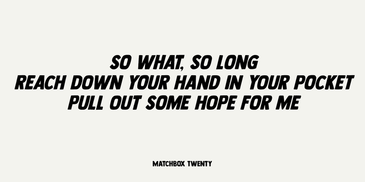 Longreach Font Family插图3