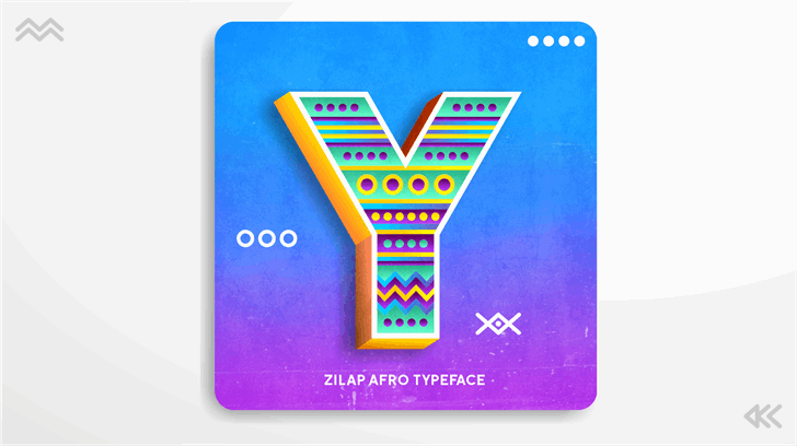 Zilap Afro font插图4 Zilap Afro font插图4