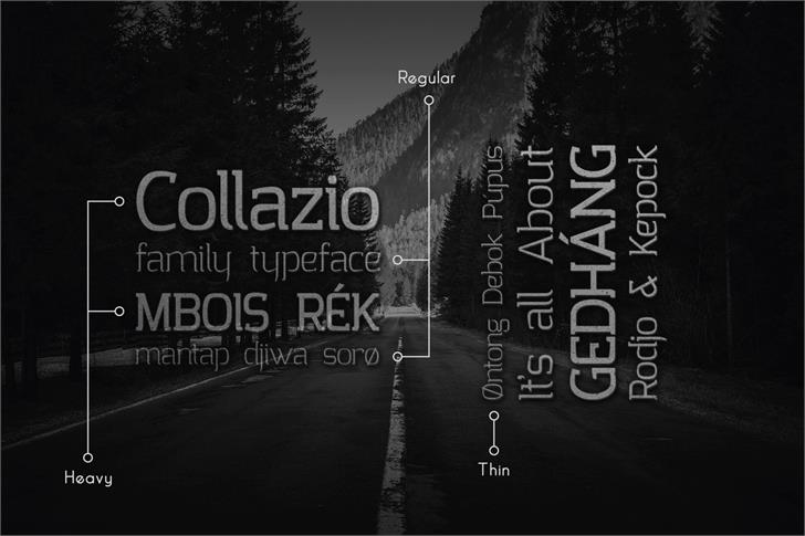 Collazio Personal Use font插图6 Collazio Personal Use font插图6