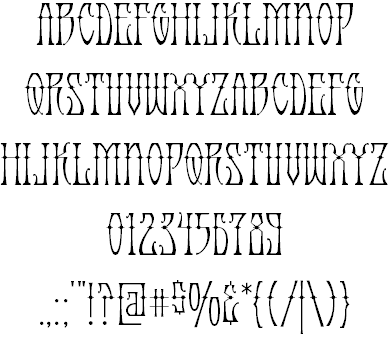 Antique Android font插图2 Antique Android font插图2