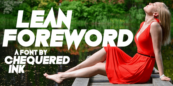 Lean Foreword font插图 Lean Foreword font插图