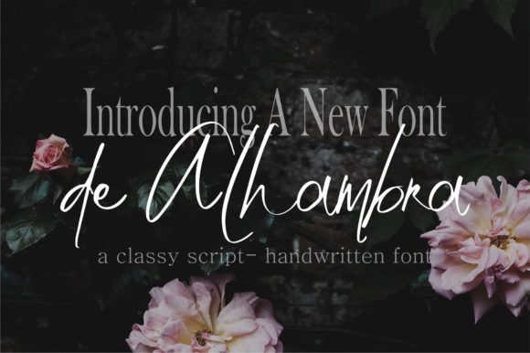 De Alhambra Font插图