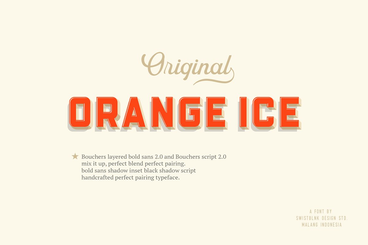 Bouchers Layered Duo Font插图2