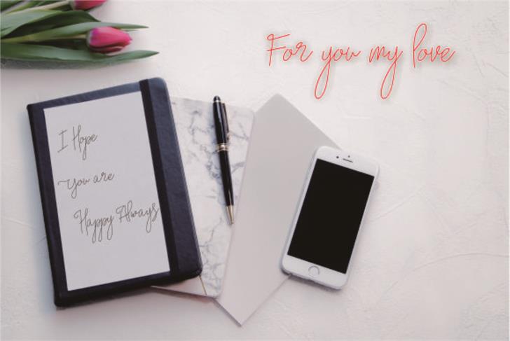 Nadine font插图2 Nadine font插图2