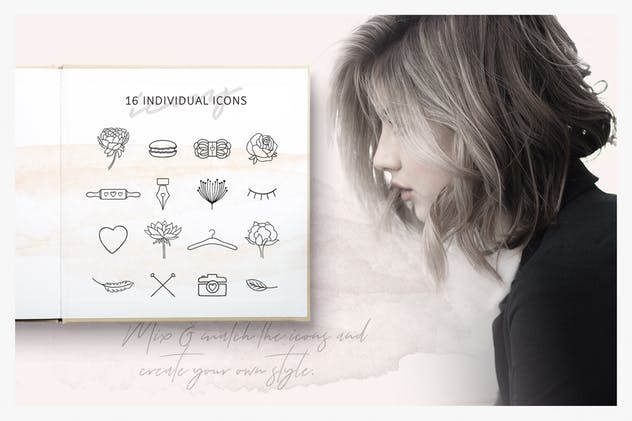 优雅简约风格Instagram故事动画配图模板素材库精选 ANIMATED Instagram Stories – So Female插图(8)