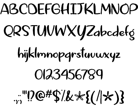 Springtime in April font插图2