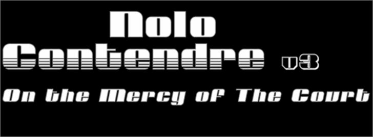 Nolo Contendre font插图1