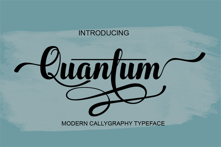 Quantum font插图 Quantum font插图