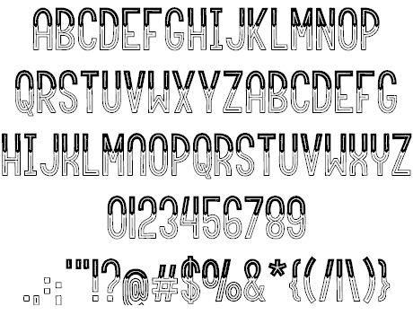 Roundabout font插图3