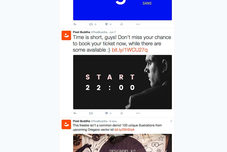 新纪元的风格社交媒体&博客贴图模板素材库精选 Social Media Handler Kit Vol. 4插图(5)