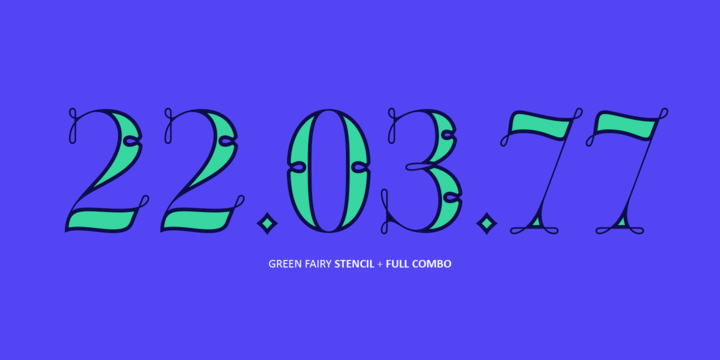 Green Fairy Font Family插图3