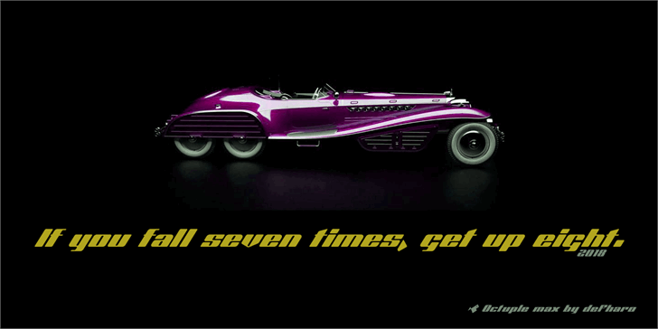 Octuple max font插图1 Octuple max font插图1