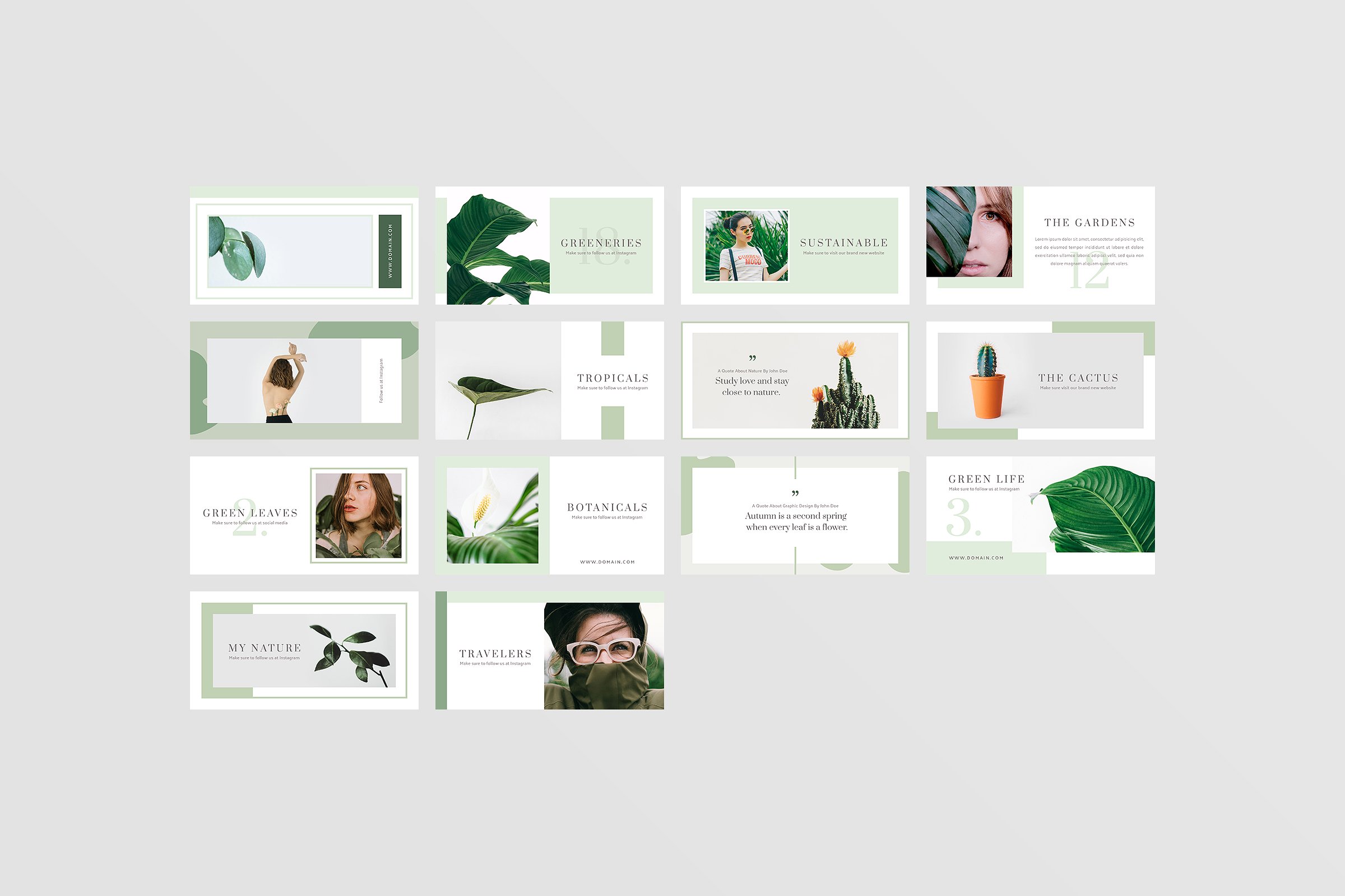 INS风社交媒体文章设计素材包 Stockholm Social Media Pack插图(10)