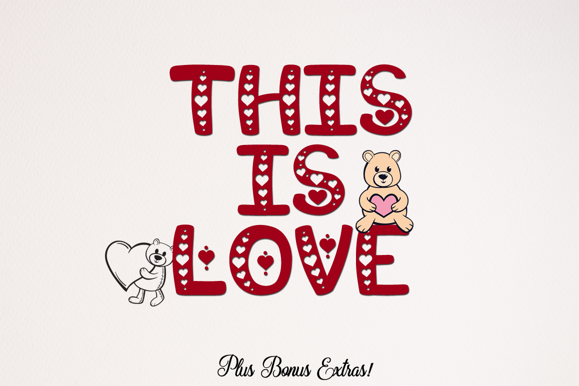 This is Love Font插图