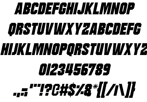 Moonbase Delta font插图2