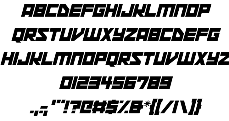 Space Squadron font插图2 Space Squadron font插图2