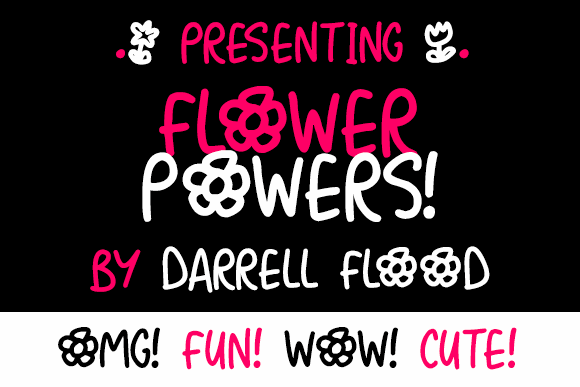 Flower Powers font插图 Flower Powers font插图