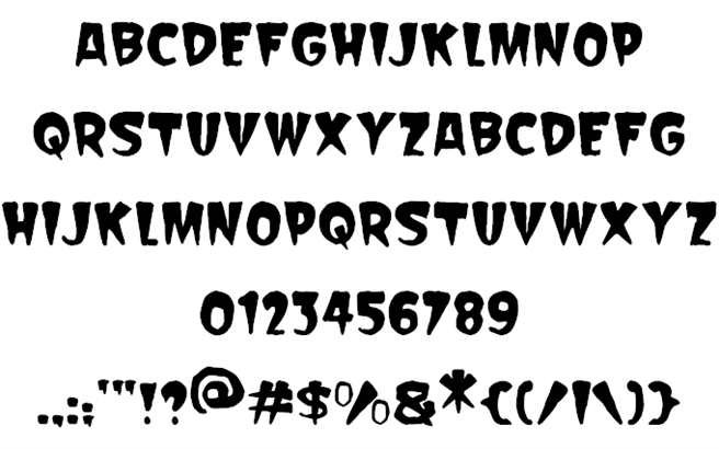 Scarify font插图2 Scarify font插图2