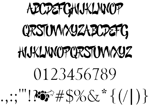 GRAFFITI CHEECKS STYLE – URBAN font插图1