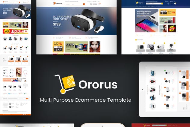数码电子电商网站PrestaShop主题 Ororus – Responsive PrestaShop Theme插图(1)