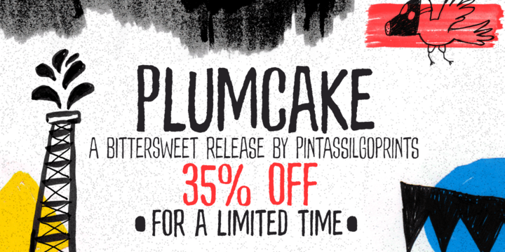 Plumcake Font Family插图