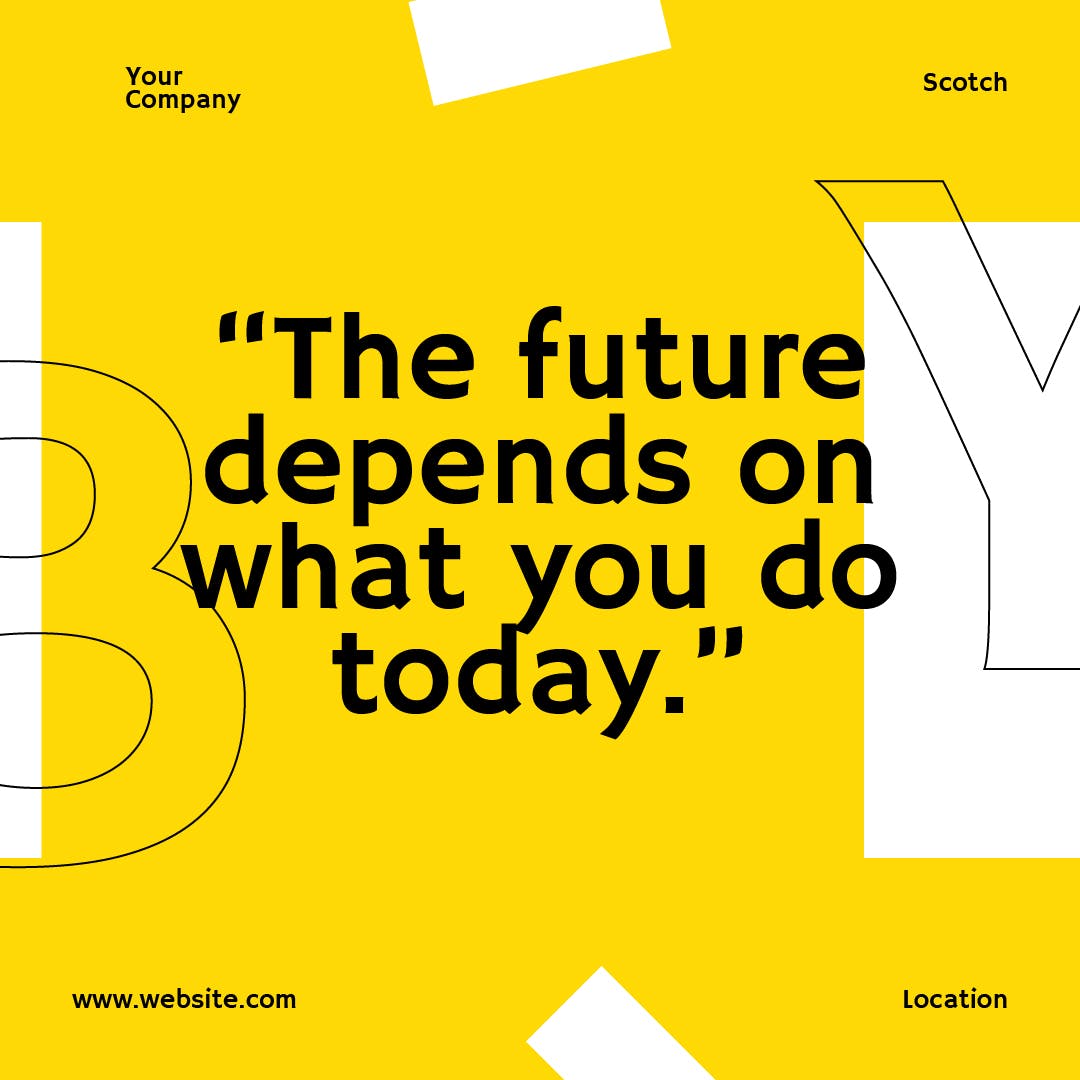 高端企业品牌宣传推广社交媒体Banner设计模板素材库精选 BUTTERSCOTCH Media Banners插图(8)