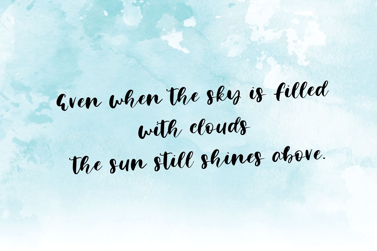 Bubbly | Brush Font插图2