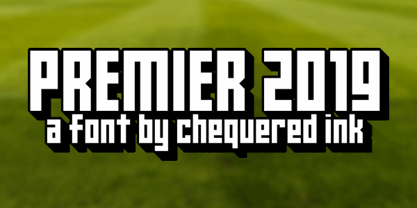 Premier 2019 font插图 Premier 2019 font插图