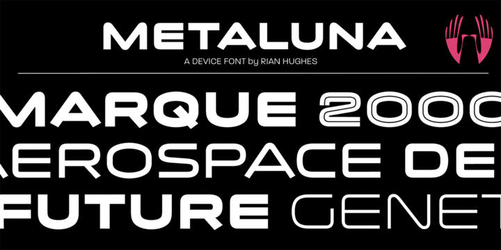 Metaluna Font Family插图