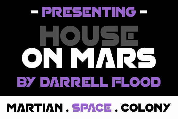 House On Mars font插图 House On Mars font插图