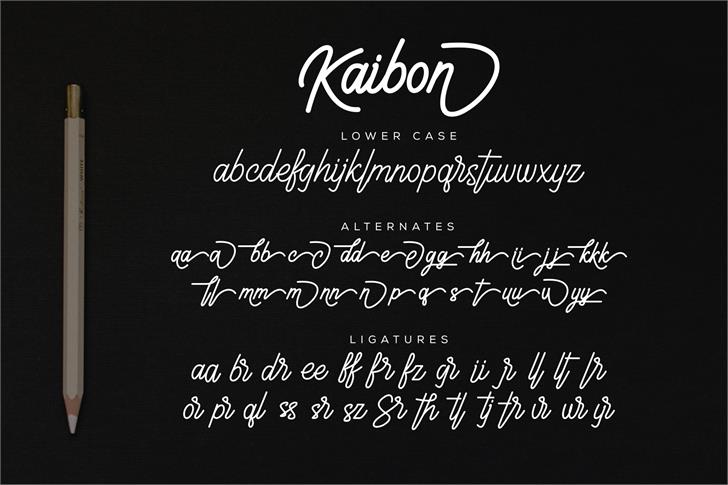 Kaibon font插图6 Kaibon font插图6