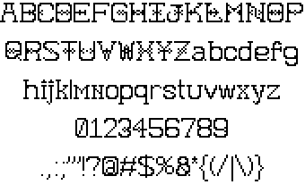Pixelbroidery font插图1 Pixelbroidery font插图1