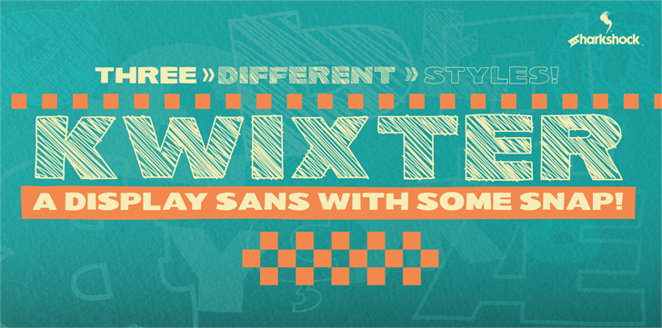 Kwixter Sketch font插图 Kwixter Sketch font插图