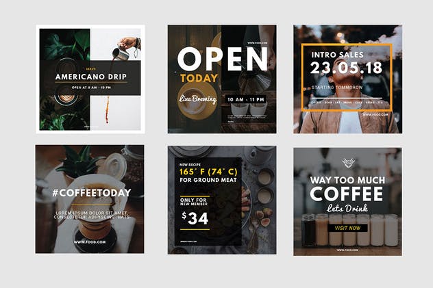 社交媒体新媒体Banner广告模板素材库精选v01 Social Media Banners 01插图(1)