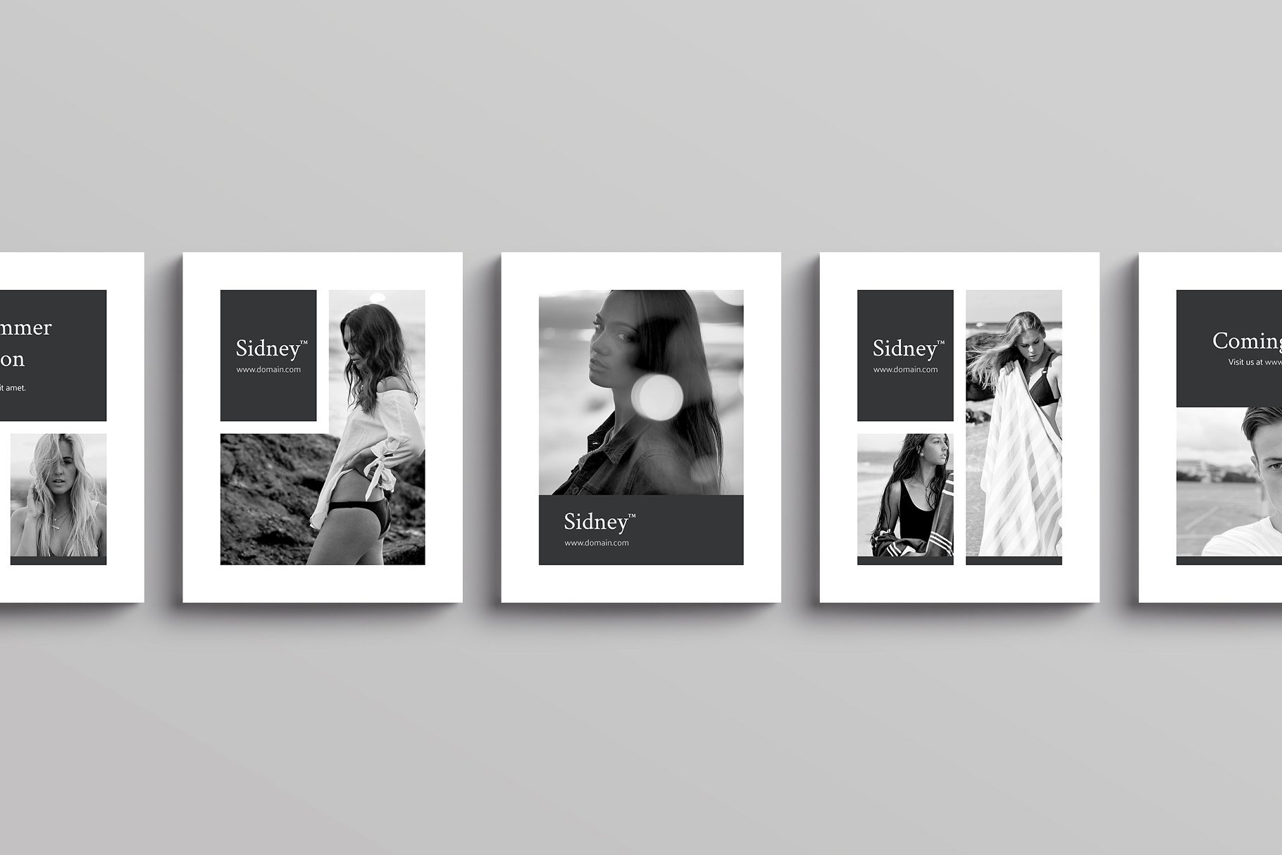 时装大片社交媒体贴图模板素材库精选 Sidney Social Media Templates插图(2)