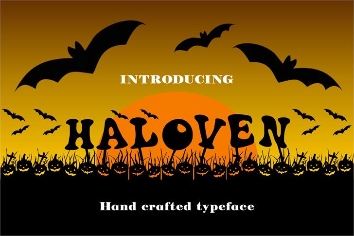 Haloven font插图1
