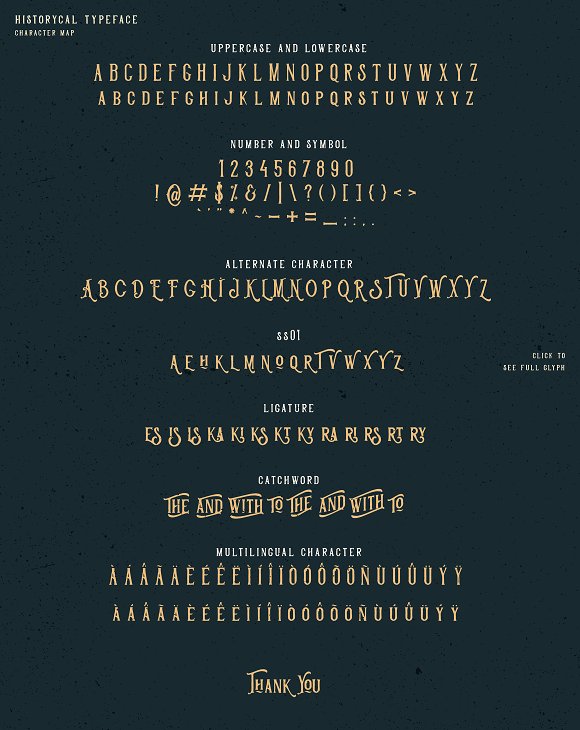 Historycal – 2 Font Styles插图6