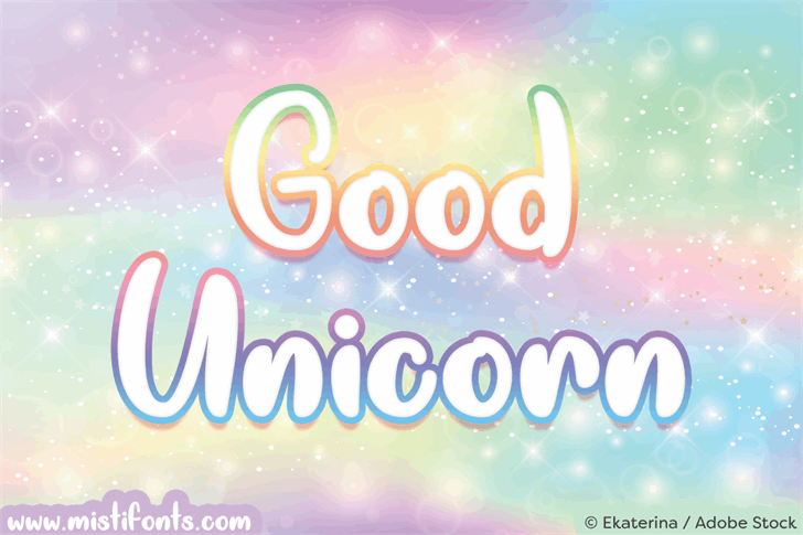 Good Unicorn font插图